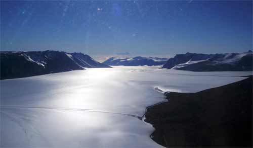 Confluence of Taylor and Ferrar Glaciers