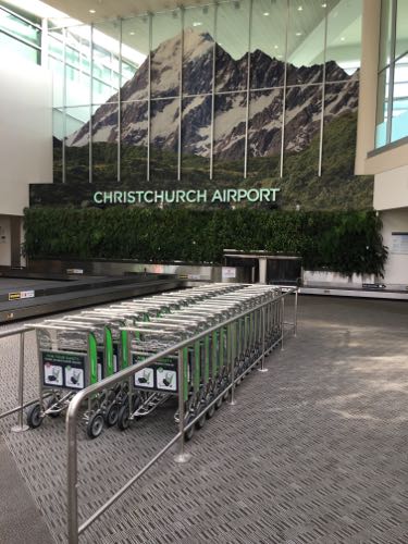Christchurch Arrival