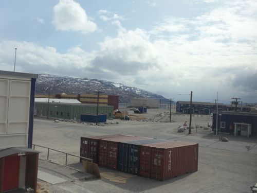 View from my room in Kangerlussuaq