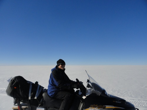 Kevin McMahon Snowmobiling on the Greenland Ice Sheet