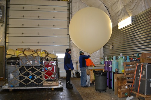 Filling Up The Balloon With Helium