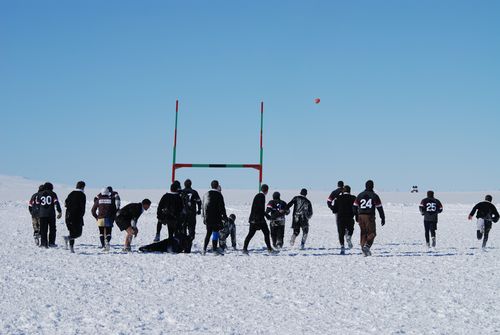 Rugby on Ice Shelf