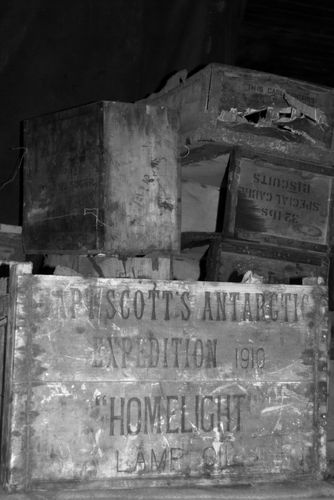 Crates from Scott's South Pole Expedition