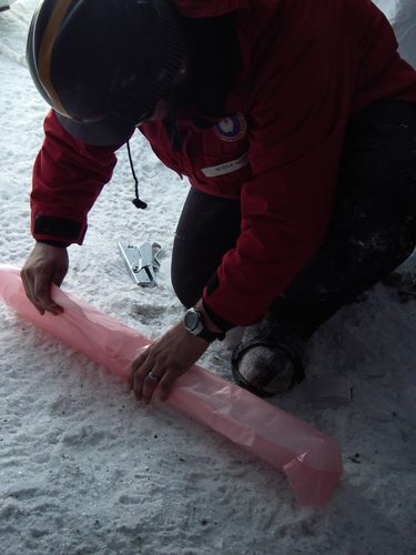 Packaging the Ice Cores
