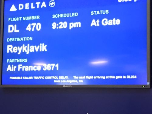 Reading the small print.  Delta flight JFK to Iceland.
