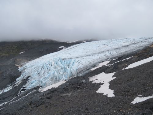 Glacier at Crow Pass in Chugach National Forest. August 21st, 2012. 