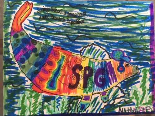 Arctic Artwork by Springs School student Nathalia P.