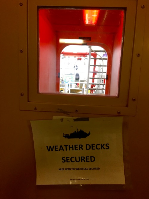 Weather Decks Secured!