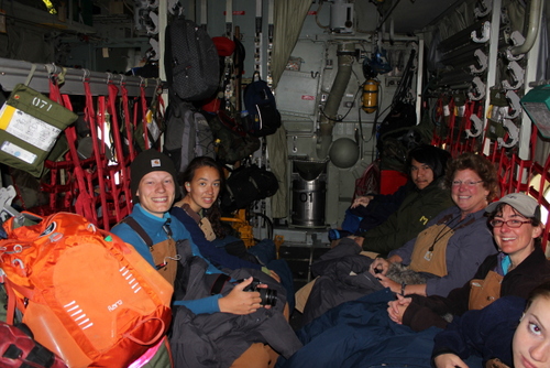 On our way to Summit Station in an LC-130
