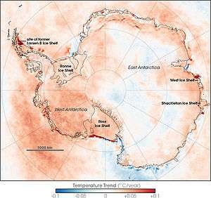 Antarctic Temp. Map