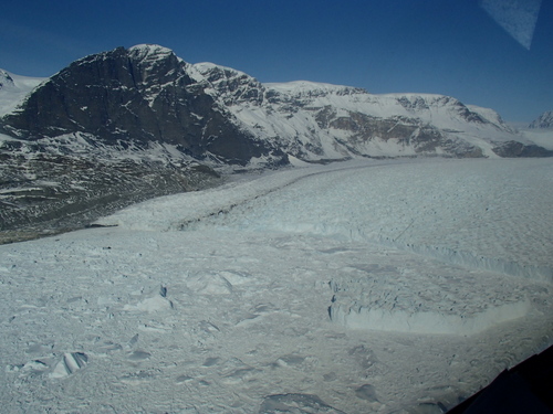 Heading Up a Glacier