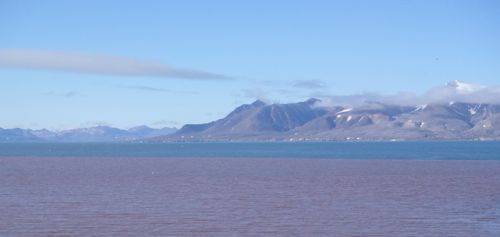 View across fjord