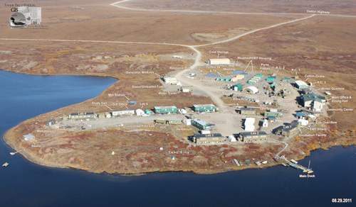 Arial view of Toolik Field Station