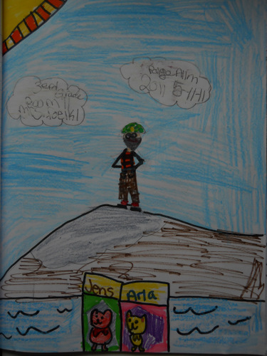 drawing by paige, story by caleb