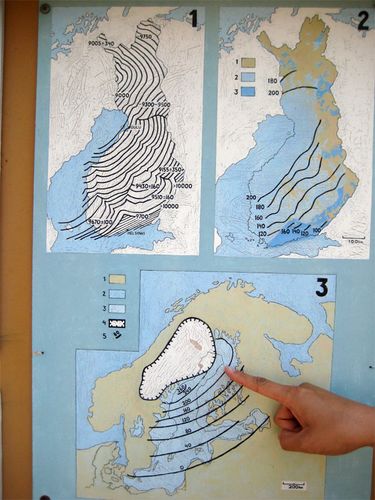 Another set of maps explaining isostatic rebound in Finland