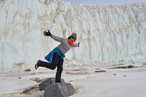 Michelle near Canada Glacier