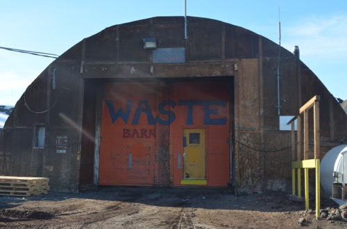 The waste barn