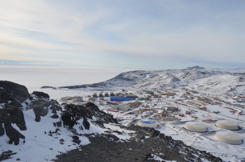 McMurdo Station from above