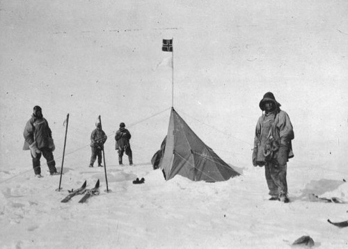 Scott and his men at South Pole
