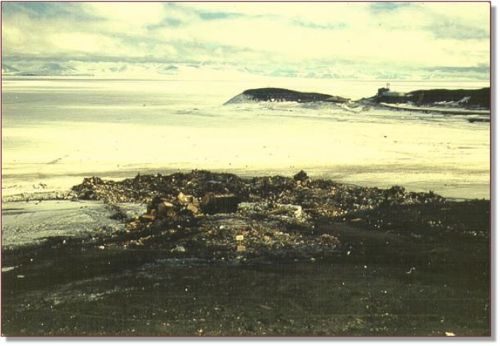 Winter Quarters Bay landfill in 1972
