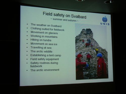 Field Safety on Svalbard