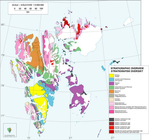Bedrock geology of Svalbard