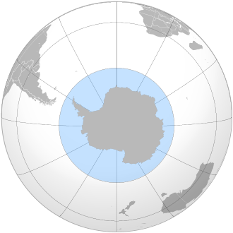 Map of the Southern Ocean