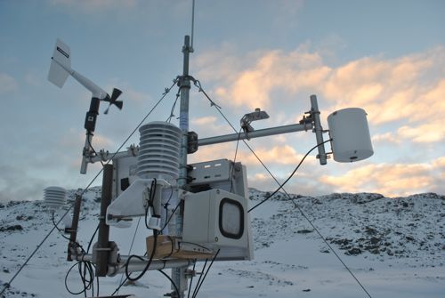 Weather Monitor, Amsler Island, Antarctica