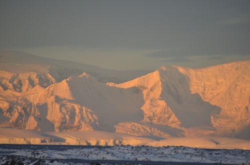 Mountain Range on the Antarctic Peninsula