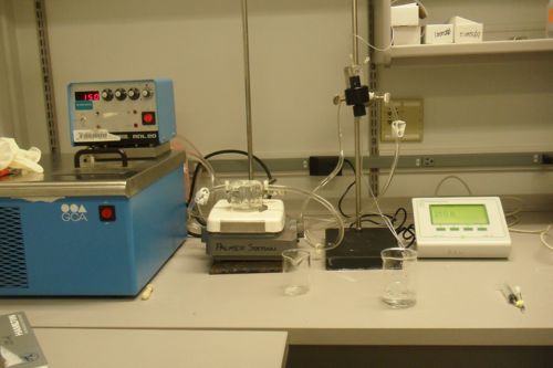 Apparatus to measure % oxygen in the N. coriiceps' blood
