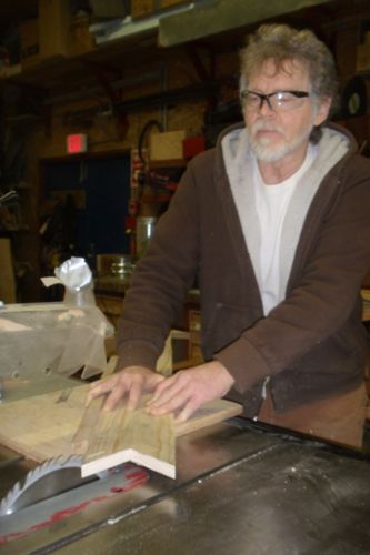 Harry Snyder in the Carpentry Shop at Palmer Station