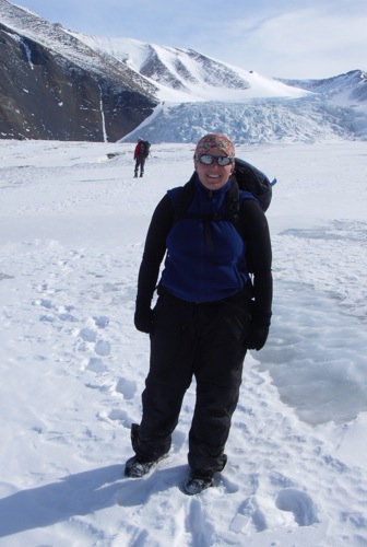 Standing on top of the Canada Glacier