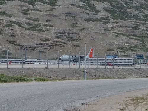 LC-130 Lands at Kangerlussuaq