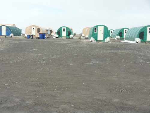 Weatherport Tent city at Toolik Field Station