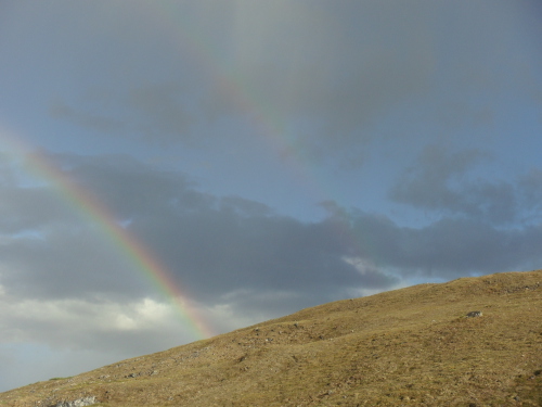 Rainbow near Galbraith Lake off the Dalton Highway