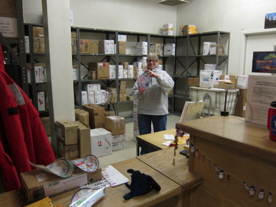 the mailroom in McMurdo