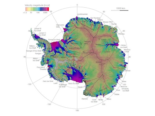 Antarctic ice flow