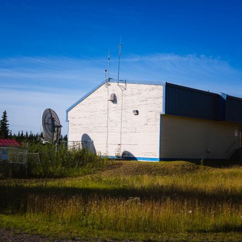 Building in Nikolai, Alaska