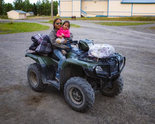 ATV in Nikolai, Alaska