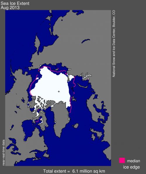 Map Sea Ice Extent