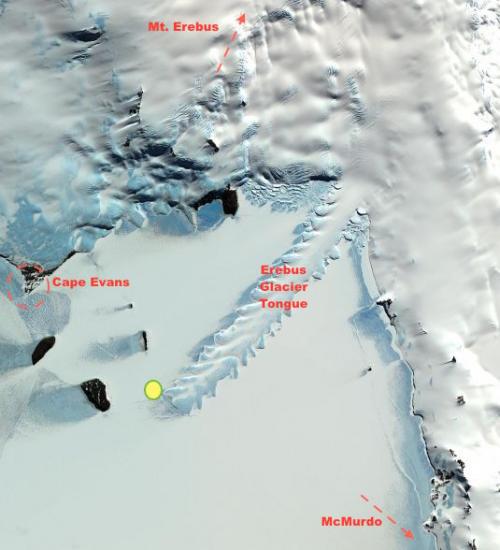 Erebus Glacier Tongue Area Overview