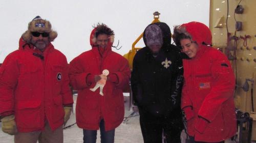 Left to right: Glenn Clark, Michelle Guitard, Mike Bowen and Mikhaila Redovian
