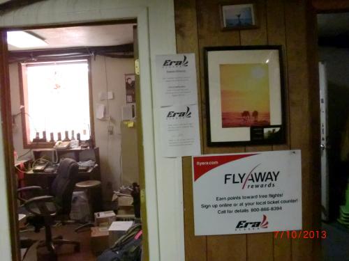 To fly out of Kaktovik, check-in here at The Waldo Arms.