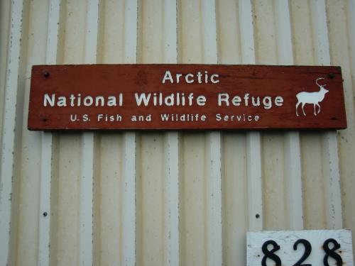 The bunkhouse is headquarters for the Arctic National Wildlife Refuge.