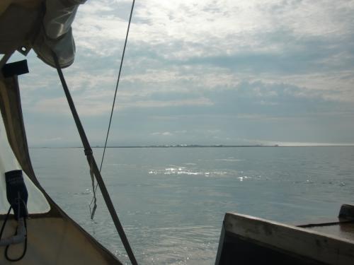 The view while dragging the plankton net.  Beautiful!