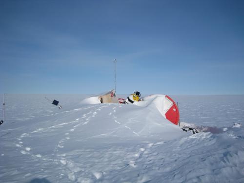 Swiss Camp - Collapsed on the Greenland Ice Sheet 