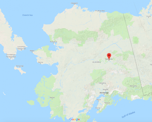 Google map of Fairbanks