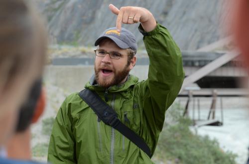 Scientist Ben Hudson explains glacial discharge