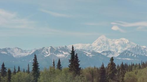 Denali from the train