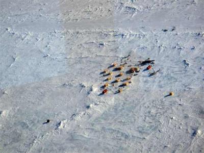 Ice Camp from the air.